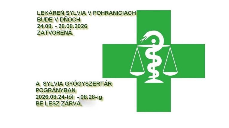Oznam lekáreň Pohranice